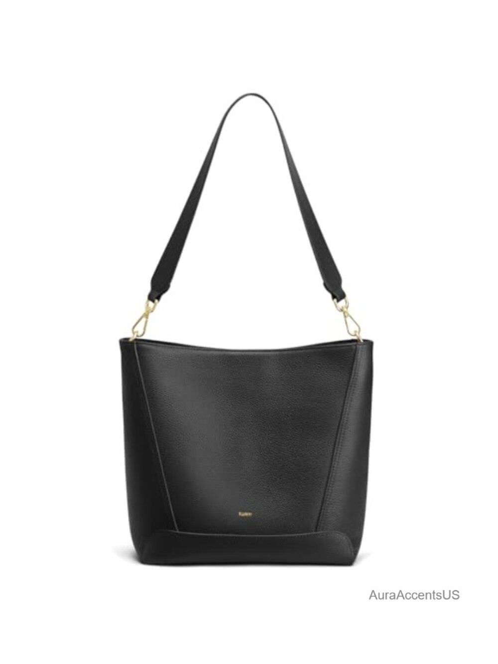 Kattee Top Grain Cowhide Leather Bucket Bag Hobo Shoulder Crossbody